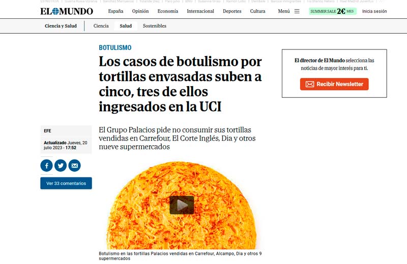 botulismo